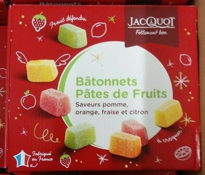 Bâtonnets pâtes de fruits - 3264750423503