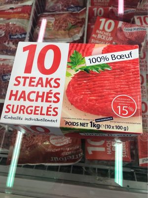 Steaks Haché pur boeuf - 3265980310205