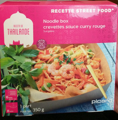 Noodle Box - Crevette sauce curry rouge - 3270160861330
