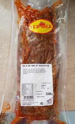 Ribs de porc mariné cuit saveur mexicaine - 3273625812229