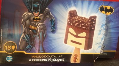Glace vanille chocolat Batman - 3274661107553