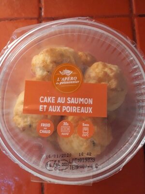 Cake au saumon et aux poireaux - 3276770235035