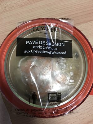 pavé saumon riz crémeux - 3276770246307