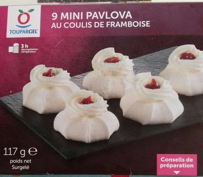 9 Mini Pavlova au Coulis de Framboise - 3276861402940