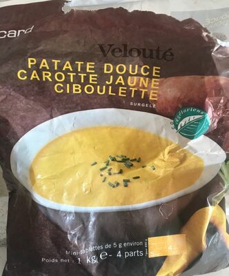 Velouté patate douce carotte jaune cinboulette - 3277060688449