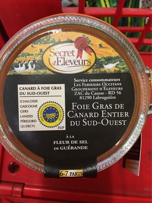 Foie gras de canard entier du Sud-ouest  - 3277160200039