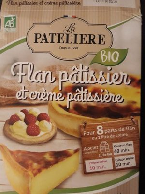 Flan pâtissier ou crème pâtissière bio - 3278584360057