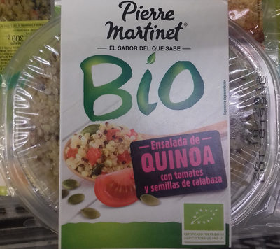Ensalada de quinoa con tomates y semillas de calabaza Bio - 3281780891546