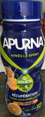 Boisson De Récupération Saveur Orange - 300 ML - Apurna - 3288110828203