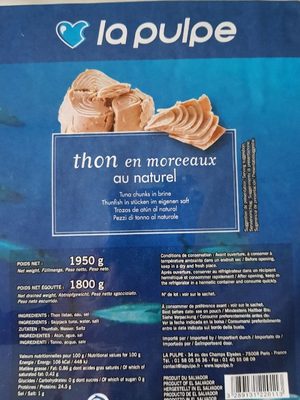 Thon En Morceaux Au Naturel - 3289131220113