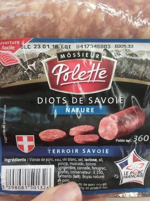 Diots de Savoie Nature - 3298081501326