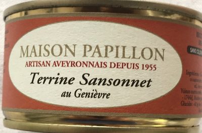 Pâté De Sansonnet Au Genièvre Maison Papillon - 3306111000012