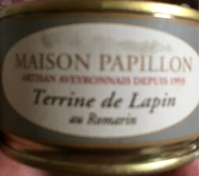 Terrine De Lapin Au Romarin Maison Papillon - 3306111000067