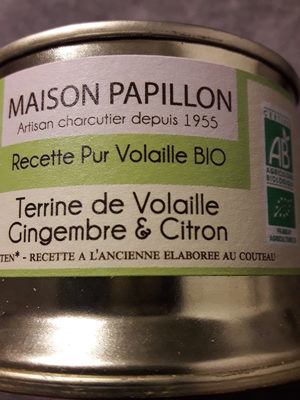 Terrine De Volaille Gingembre & Citron - 3306111017607