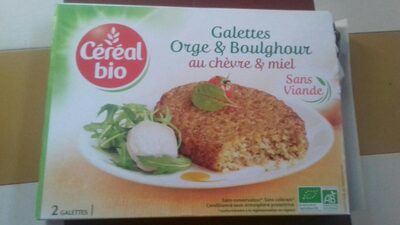 Galettes Orge & Boulghour au chèvre & miel - 33078854