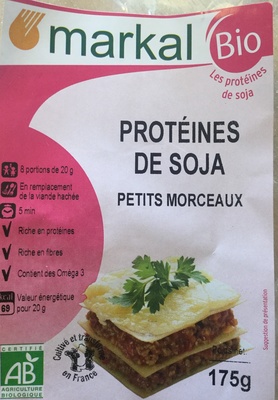 Protéines de soja petits morceaux - 3329487111755