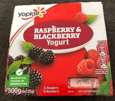 Raspberry and blackberry yogurt - 3329770047792