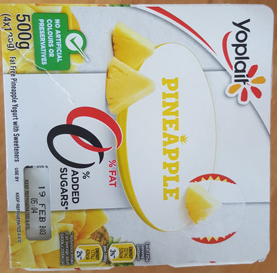 Pineapple Fat Free Yogurt - 3329770061477