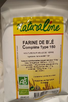 Farine de blé complète type 150 - 3347431090314
