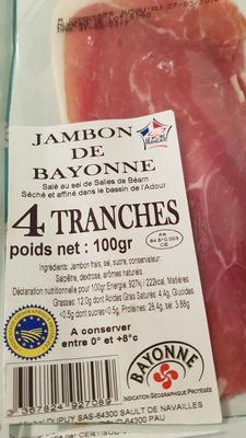 Jambon de Bayonne - 3367824927089
