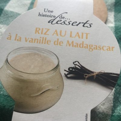 Riz au lait à la vanille de Madasgascar - 3372900900962