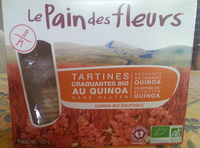 Tartines craquantes bio au Quinoa sans gluten - 3380380023521