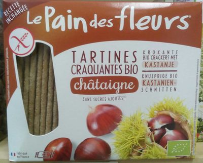 Tartines craquantes bio à la châtaigne sans gluten - 3380380037382