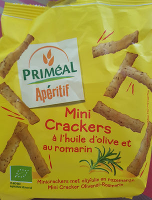 Primeal - Mini Crackers à L'huile D'olive Et Au Romarin - 3380380068546