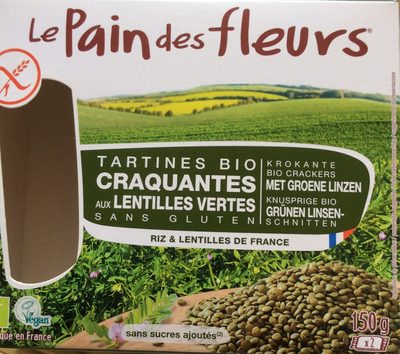 Tartines Craquantes Lentilles Vertes - 3380380079504