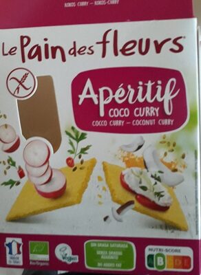 Pain des fleurs apéritif coco curry - 3380380089787