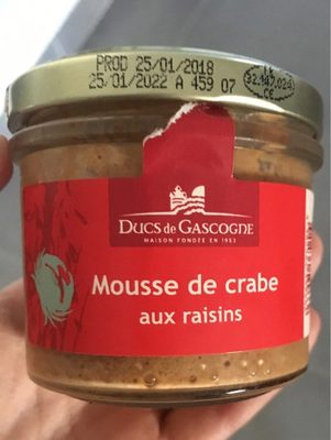 Mousse de crabe aux raisins - 3382564599662