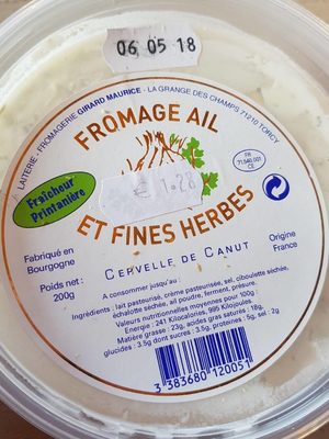 Fromage ail et fines herbes - 3383680120051