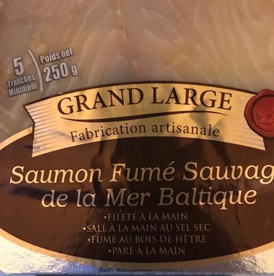 Saumon fumé sauvage de la mer Baltique - 3389400000573