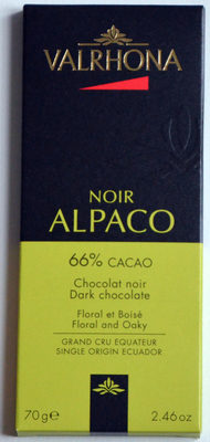 Noir Alpaco 66% - 3395320066773