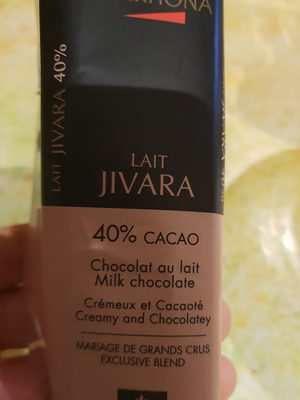 Valrhona - Chocolat Baton - Chocolat Au Lait - Jivara 40% - 3395320066896
