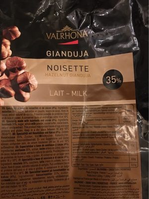 Gianduja noisette lait - 3395321071127