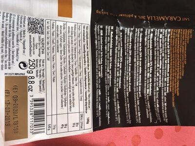 Chocolat De Couverture Au Lait Caramelia - 3395328117033