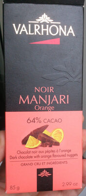 Chocolat Noir Manjari à l'orange - 3395328120941