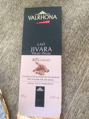 Lait Jivara Pécan 40% - 3395328120958