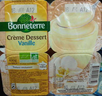 Crème dessert vanille - 3396411218859