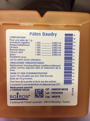 Baudry - 3400930100226