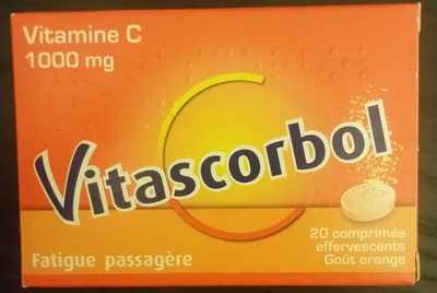 Vitascorbol 1G 20 Comprimés Effervescents - 3400933243708