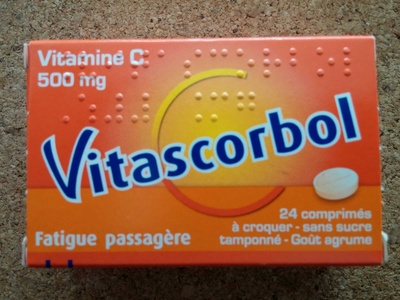 Vitascorbol Vitamine C sans sucre tamponné 500 mg - 3400933541644