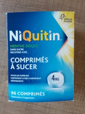 Niquitin menthe douce comprimés à sucet - 3400934702785