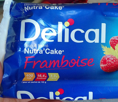 Delical Nutra'cake Biscuit Framboise 3 - 3401295379838