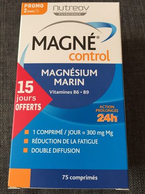 Nutreov Magné Control, 60comprimés + 15 Jours Offerts - 3401521076180