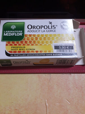 Mediflor Oropolis Pastilles Adoucissantes Miel-citron - 3401546697346