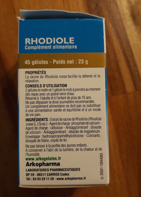 Rhodiole - 3401546896367