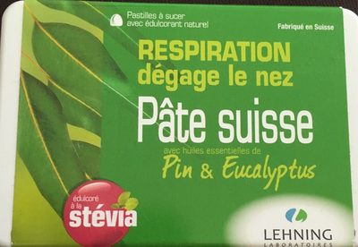 Pâte Suisse Pin & Eucalyptus Lehning - 3401547000886