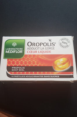 Mediflor Oropolis Pastilles Coeur Liquide 16 Pastilles (throat) - 3401551728233